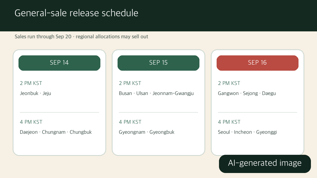 AI-generated diagram of the September 2026 regional Nonghal voucher release schedule