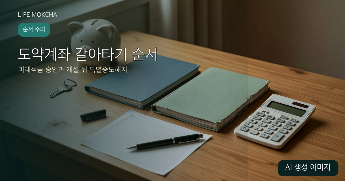 청년도약계좌 갈아타기 순서